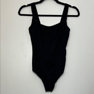 Good American Black Bodysuit Size 2
